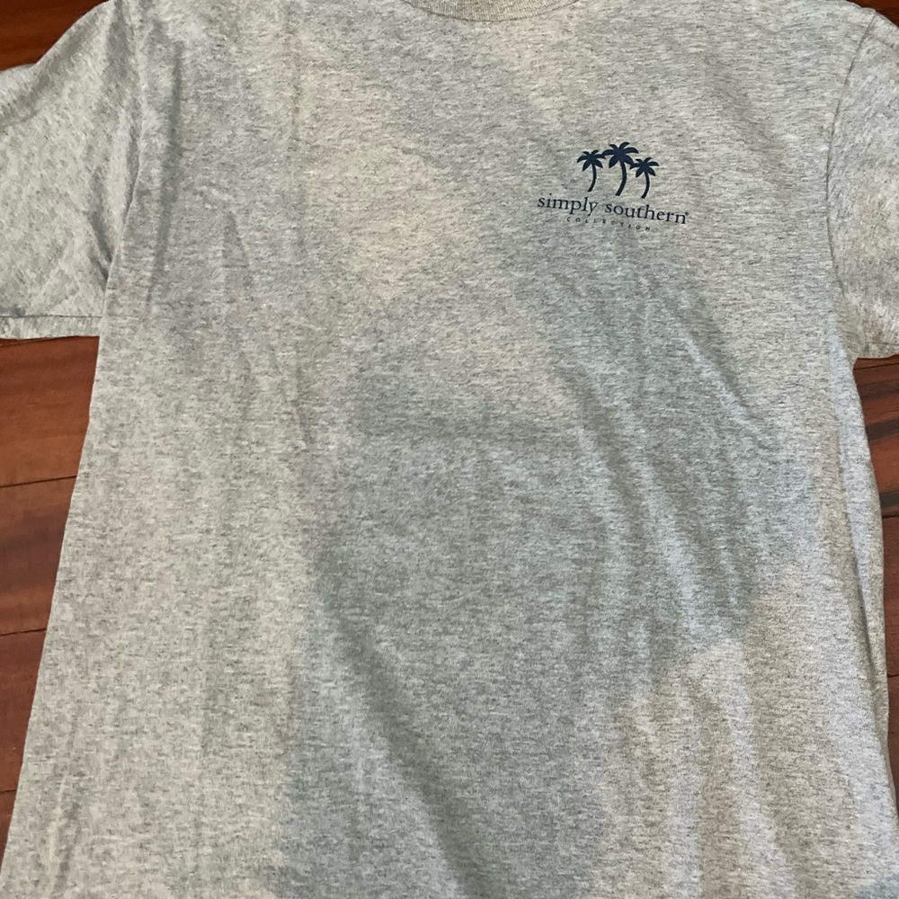 Simply Southern Heather Gray Short Sleeve Tee